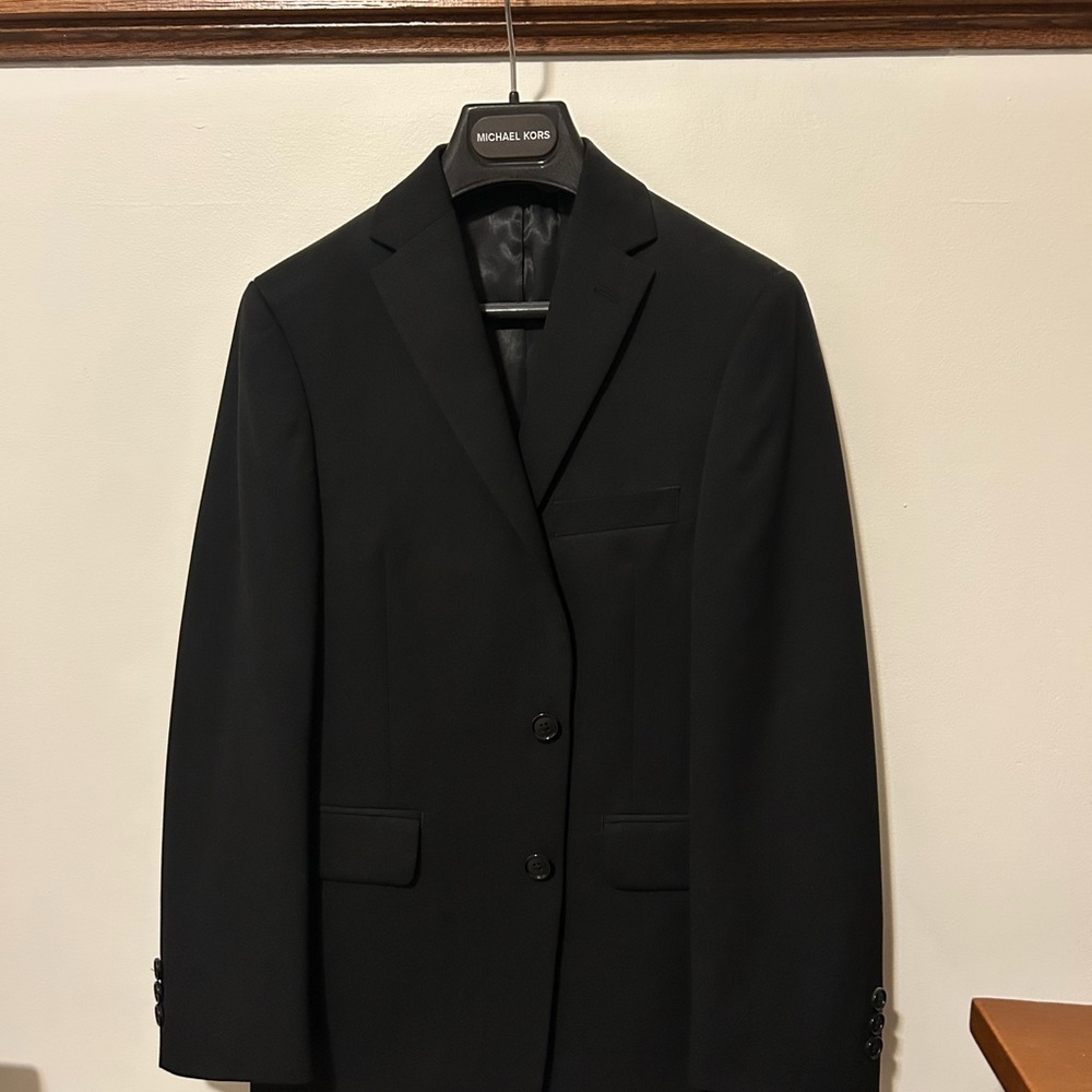Michael Kors Classic Black Men's Suit Jacket